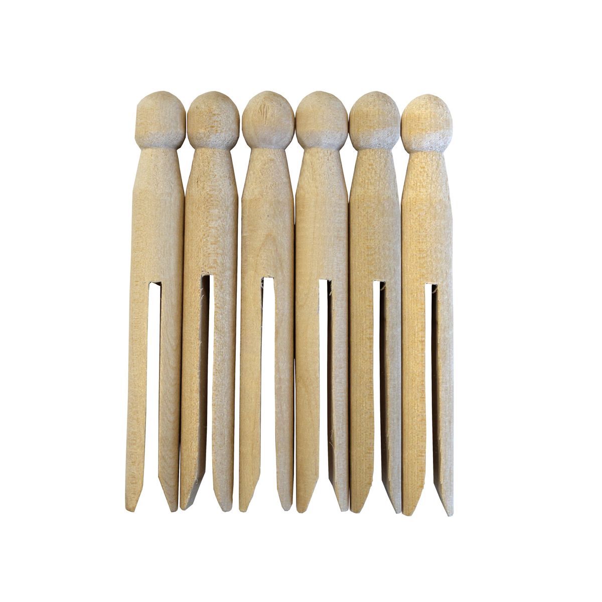 Pinces à linge - ZERONE - Bois naturel - Design unique - Compactes