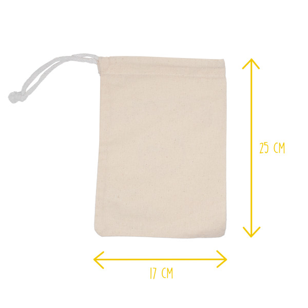 Pochon En Coton - 25 x 17 cm