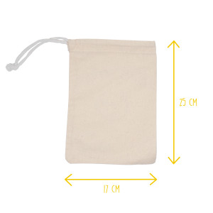 Pochon En Coton - 25 x 17 cm