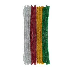 50 CHENILLES MÉTALLISÉES - 9 mm