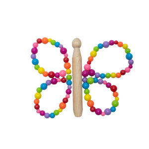 PERLES EN PLASTIQUE - FLUO