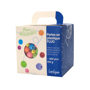 PERLES EN PLASTIQUE - FLUO