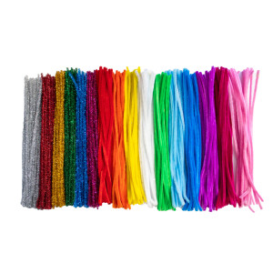 MAXI PACK CHENILLES -  ø 6mm - 30 cm - 360 brins - 16 coloris