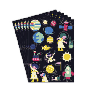 GOMMETTES EN PAPIER - ESPACE