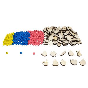 PERLES EN BOIS - PÂQUES