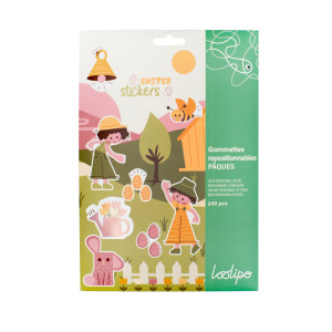 GOMMETTES EN PAPIER - PÂQUES