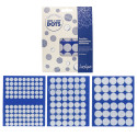 PASTILLES AGGRIPANTES ADHÉSIVES RONDES BLANCHES - MAXI PACK