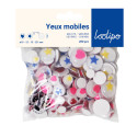 YEUX MOBILES ADHÉSIFS - ÉTOILES ET CŒURS