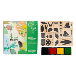 TAMPONS INSECTES À CRÉER + 4 ENCREURS