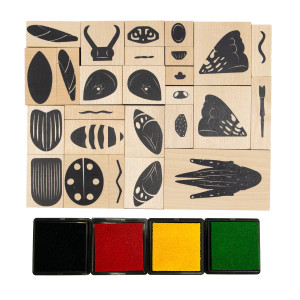 TAMPONS INSECTES À CRÉER + 4 ENCREURS