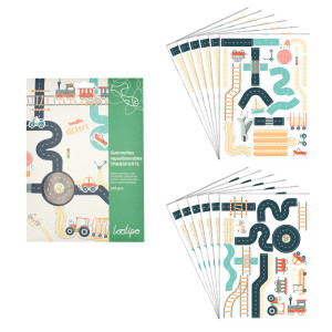 GOMMETTES EN PAPIER - LES TRANSPORTS