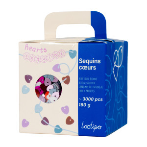 SEQUINS PLATS - CŒURS