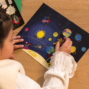 GOMMETTES EN PAPIER - ESPACE