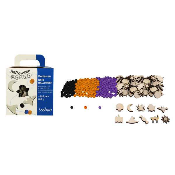 PERLES EN BOIS - HALLOWEEN