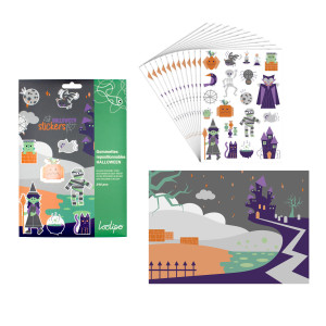 GOMMETTES EN PAPIER - HALLOWEEN