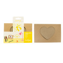 CADRES EN CARTON AVEC CHEVALET - LOVE FRAME