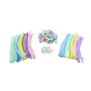 MAXI PACK CHENILLES, YEUX MOBILES & POMPONS - PÂQUES