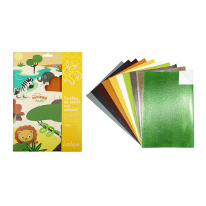 SIMILI CUIR ADHÉSIF 1 MM - SAVANNA SHADES