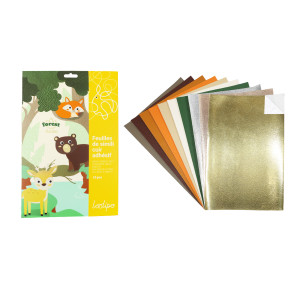 SIMILI CUIR ADHÉSIF 1 MM - FOREST SHADES