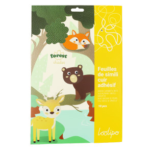 SIMILI CUIR ADHÉSIF 1 MM - FOREST SHADES