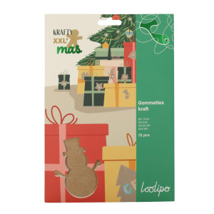 GOMMETTES KRAFT NOËL - KRAFTY XXL'MAS