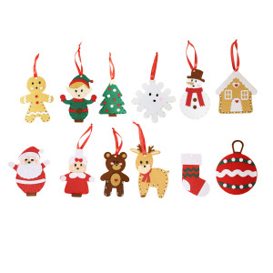 CALENDRIER DE L'AVENT A COUDRE EN FEUTRINE - MERRY LITTLE MAKERS