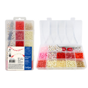 KIT PERLES EN PLASTIQUE - LOVE