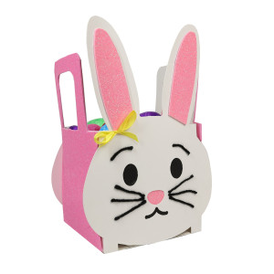 PANIERS A CONSTRUIRE EN CARTON PÂQUES - BUNNY BASKET CRAFT