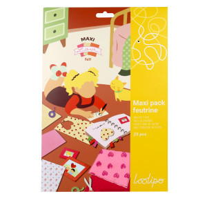 MAXI PACK FEUTRINE 1MM 20 x 30 CM - LOVE