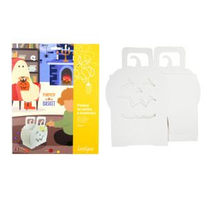 PANIERS A CONSTRUIRE EN CARTON HALLOWEEN - PUMPKIN BASKET CRAFT