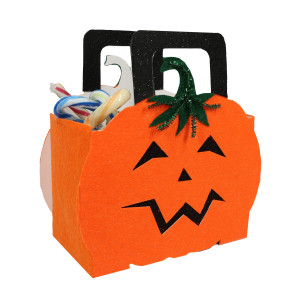 PANIERS A CONSTRUIRE EN CARTON HALLOWEEN - PUMPKIN BASKET CRAFT