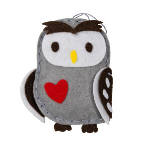 Kit À Coudre En Feutrine 1 Chouette - Grey Ozzy