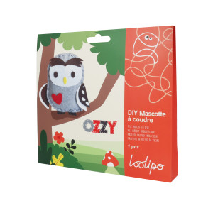 Kit À Coudre En Feutrine 1 Chouette - Grey Ozzy