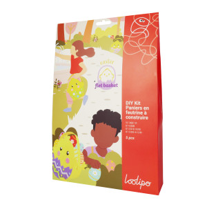 KIT A COUDRE EN FEUTRINE 5 PANIERS PÂQUES - EASTER CHICK BASKET