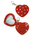 PORTE-CLÉS MIROIR EN BOIS - POCKET LOVE MIRROR