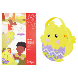 KIT A COUDRE EN FEUTRINE 5 PANIERS PÂQUES - EASTER CHICK BASKET