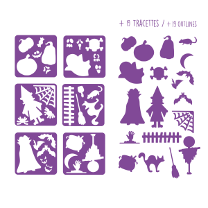 POCHOIRS & TRACETTES - HALLOWEEN