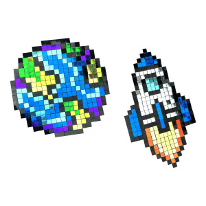 GOMMETTES MIROIRS MOSAÏQUES - MAXI PACK