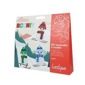 Kit À Coudre En Feutrine 3 Bonhommes De Neige  - Boonty