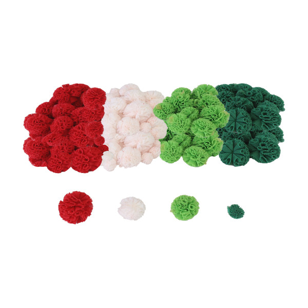 Pompons Tulle - Noël