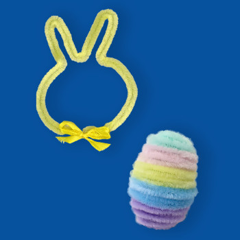 Mes œufs et lapins de pâques tout doux